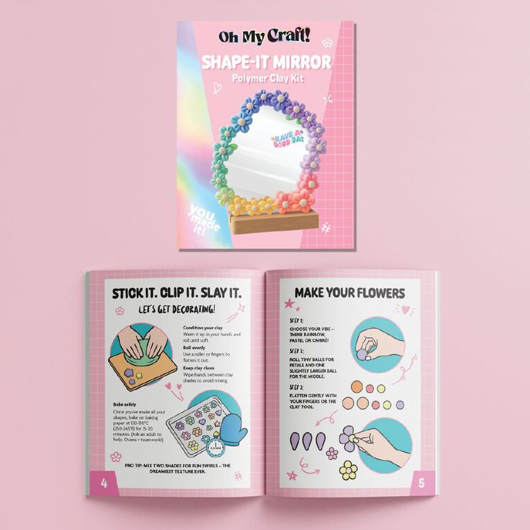 OMC OMC! DIY Mirror Polymer Clay Kit, , hi-res
