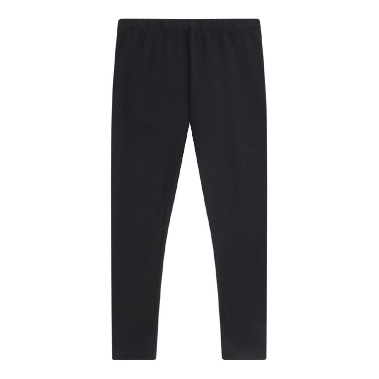 Young Original Plain Leggings, Black, hi-res