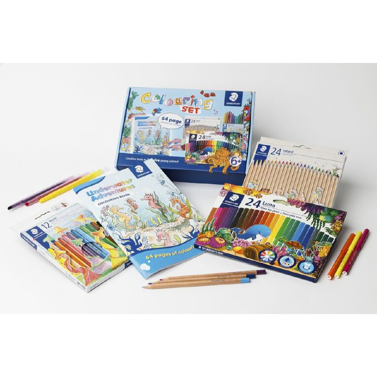 Staedtler Colouring Box Set Underwater Adventures, , hi-res