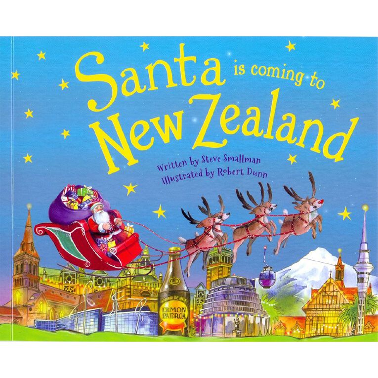 Santa is Coming to New Zealand by Steven Smallman, , hi-res