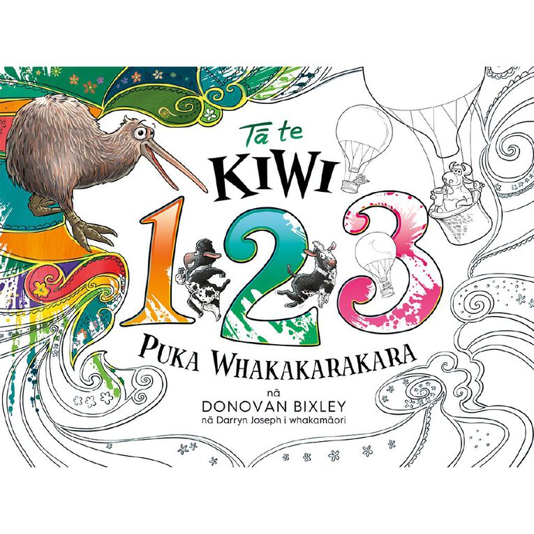 Ta Te Kiwi 123 Puka Whakakarakara by Donovan Bixley & Darryn Joseph, , hi-res