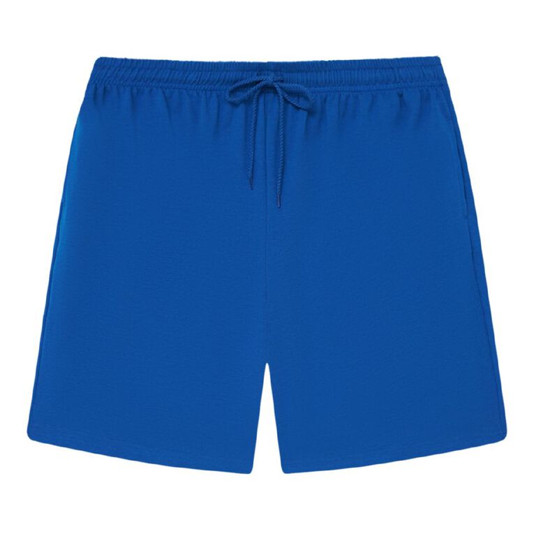 Schooltex Adults' Knit Shorts, Royal, hi-res