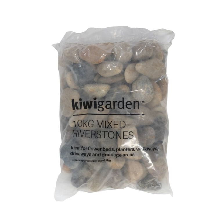 Kiwi Garden River Stones Mixed 10kg, , hi-res