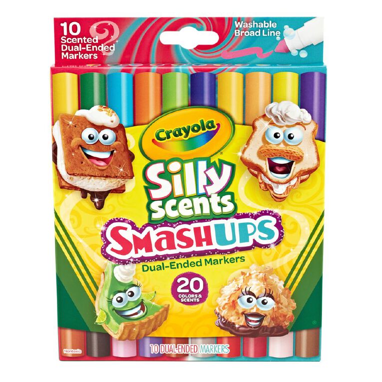 Crayola Smash Ups 10ct Dual Ended Markers, , hi-res