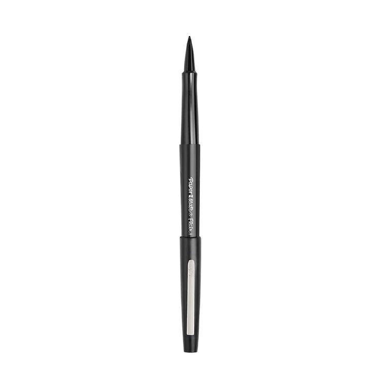 Paper Mate Medium Flair 0.7mm Felt-Tip Pens Black 2 Pack, , hi-res