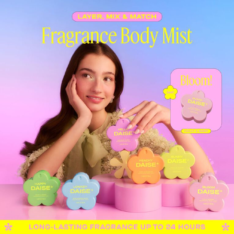 Daise Fragrance Body Mist Violet & Berry, , hi-res