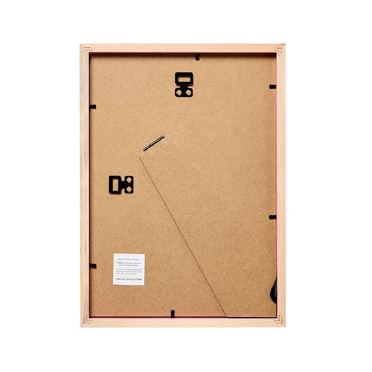Living & Co Wooden Art Frame Pink Light, , hi-res