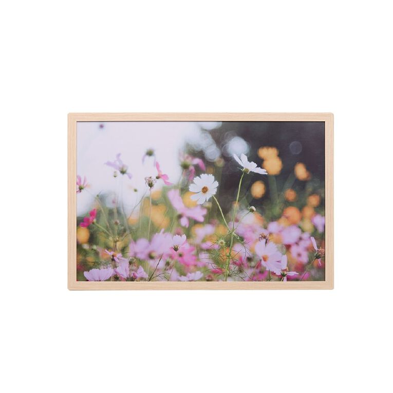 Living & Co Wildflower Framed Print 40cm x 60cm, , hi-res