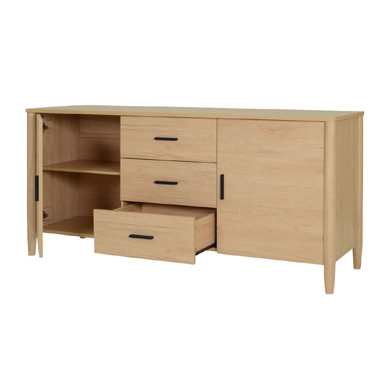Living & Co Emerson Buffet Unit Natural, , hi-res