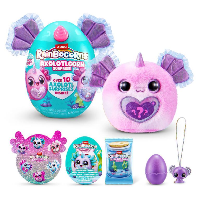 Zuru Rainbocorns Sparkle Heart Surprise Series 1 Axolotlcorn Assorted, , hi-res