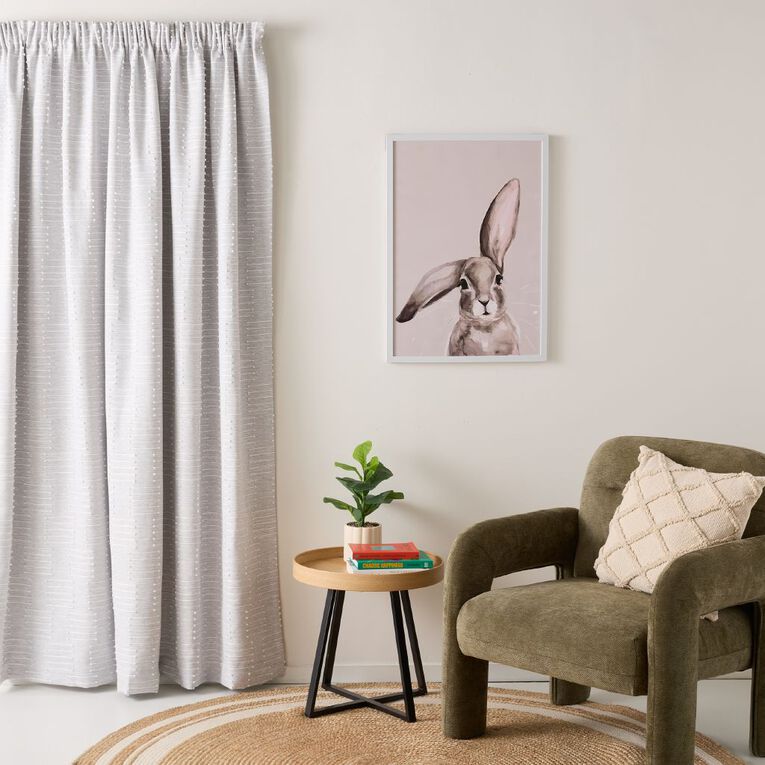 Living & Co Zarra Curtains Grey 150-230cm Wide/205cm Drop, , hi-res