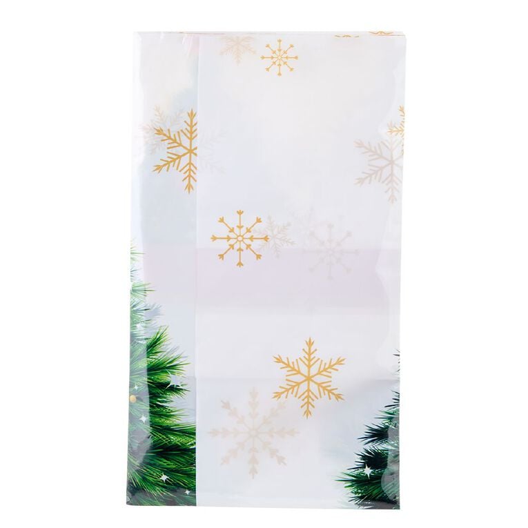 Wonderland Joyful Tidings Christmas Tree Tablecloth Cover, , hi-res