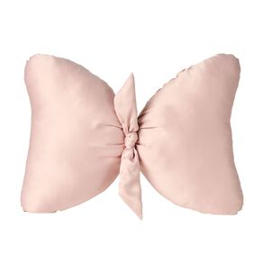 Living & Co Bow Cushion Pink 40cm x 30cm