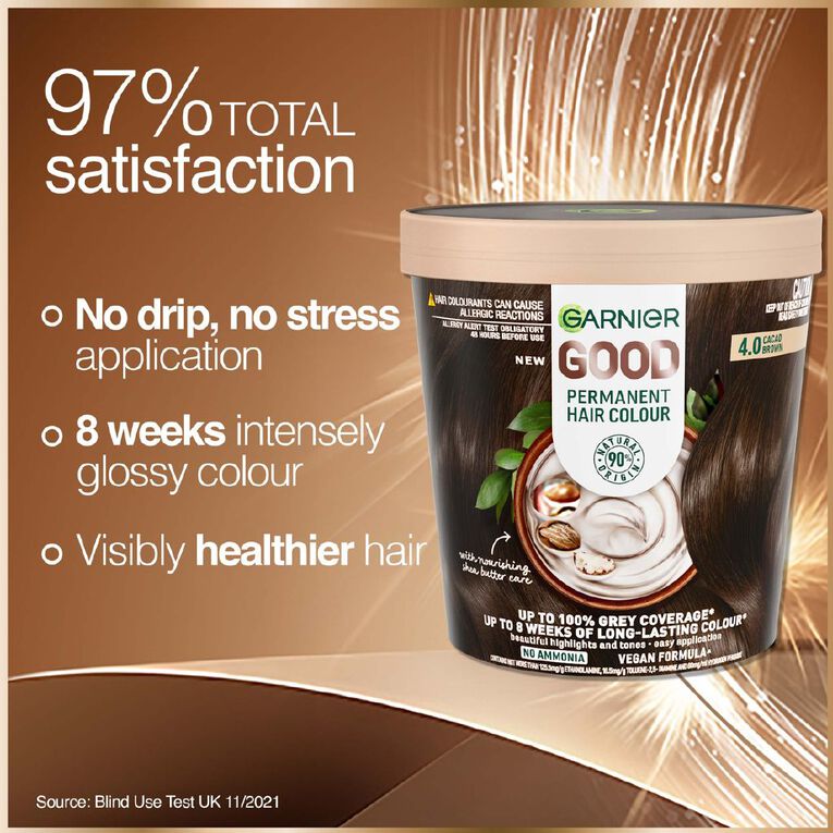 Garnier Good Hair Colour Cacao Brown 4.0, , hi-res