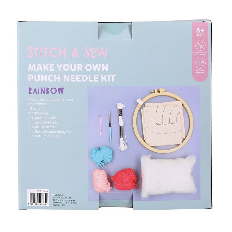 Punch Needle Rainbow Kit, , hi-res