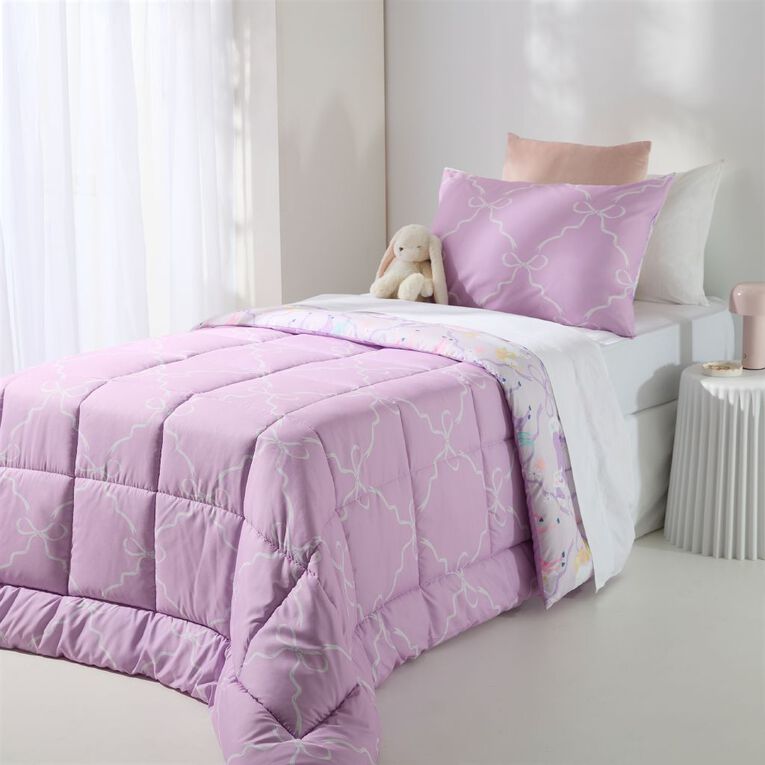 Living & Co Kids 2 Piece Comforter Set Enchanted Meadow King Single, , hi-res