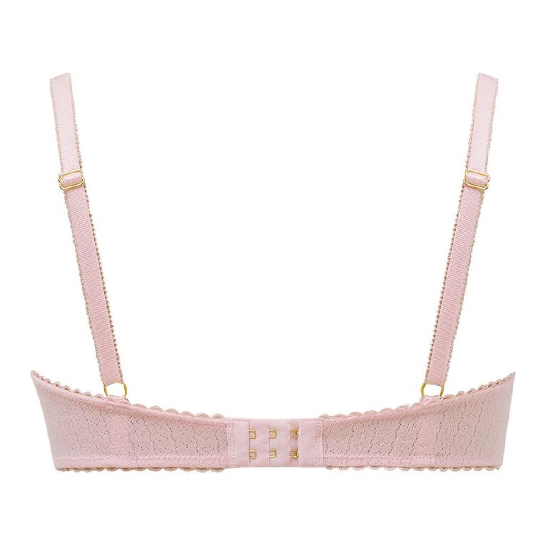 H&H Women's Pointelle Contour Bra, Pink Light, hi-res