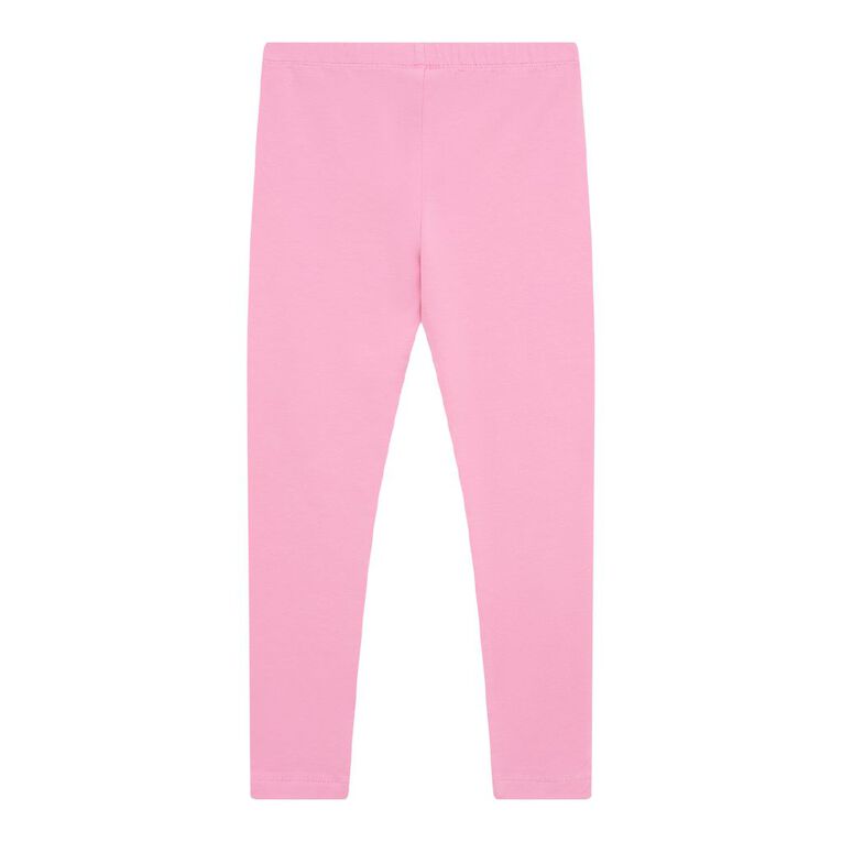Young Original Plain Leggings, Pink Mid BGONIA PNK, hi-res