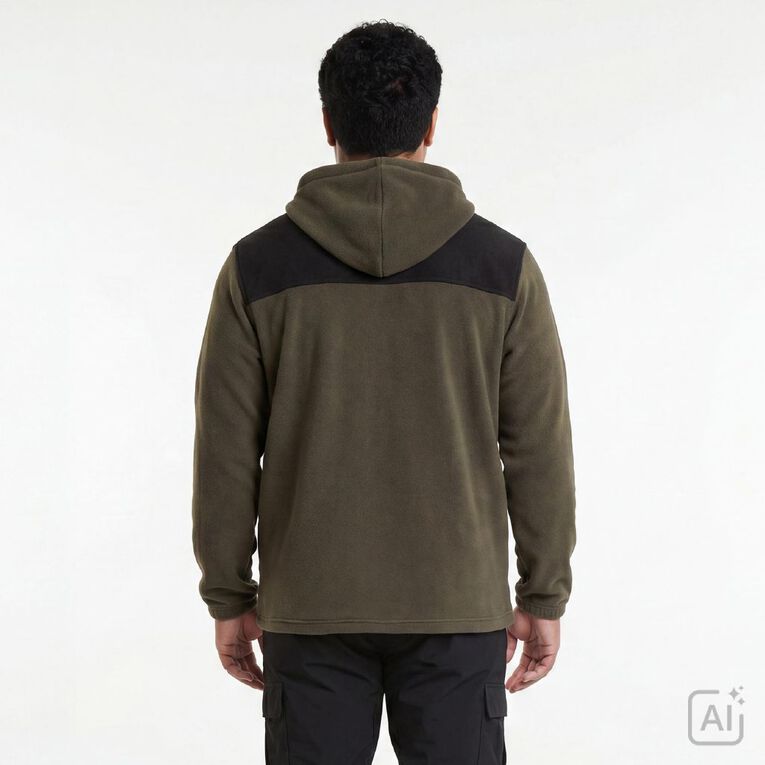 Back Country Adults' Hooded Zip Thru, Green Dark, hi-res