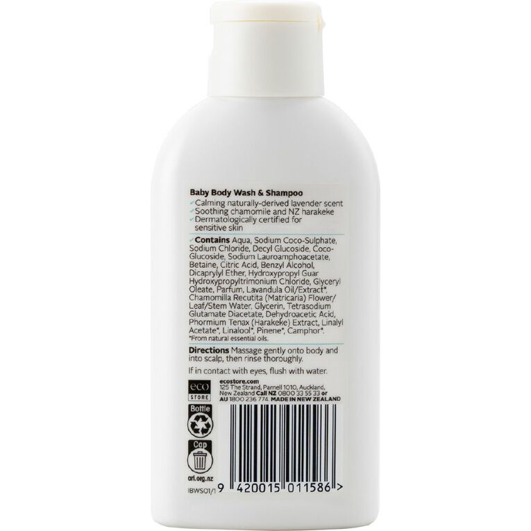 Ecostore Baby Body Wash and Shampoo 100ml, , hi-res