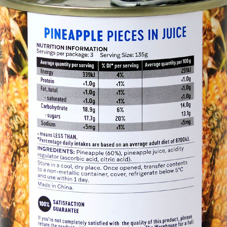 Market Kitchen Pineapple Pieces in Juice 410g, , hi-res