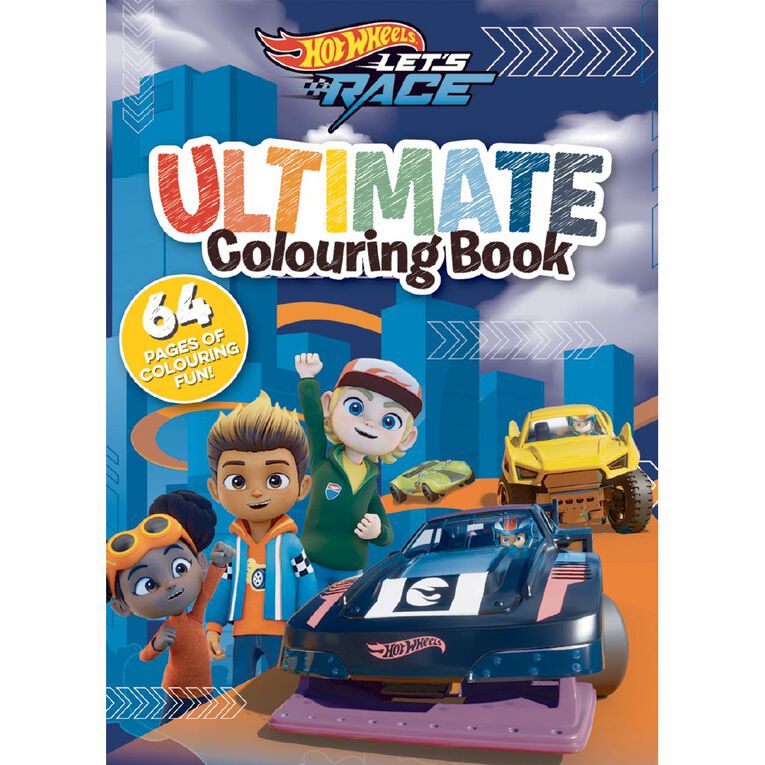 Mattel Hot Wheels Let's Race: Ultimate Colouring Book, , hi-res