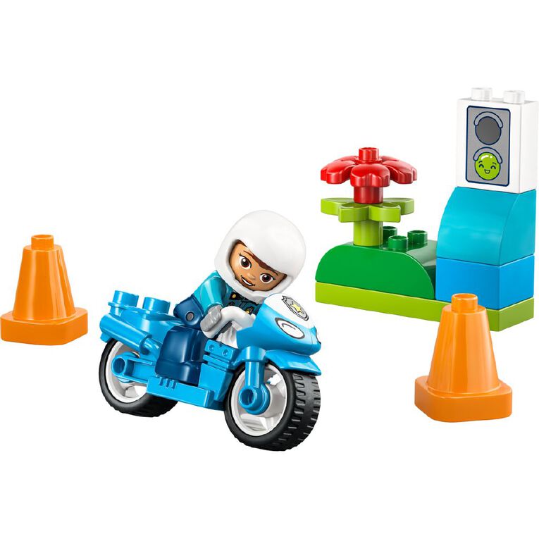 LEGO DUPLO Blue Police Motorcycle 10471, , hi-res