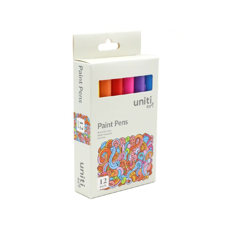 Uniti Paint Pens 12 Pack, , hi-res