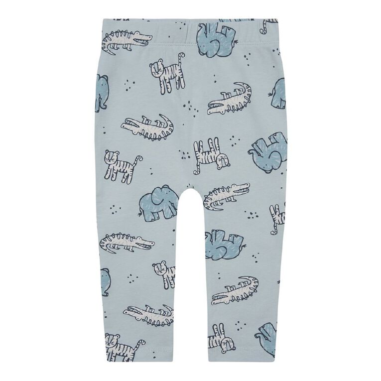 Young Original Babies' Printed Leggings 3 Pack, Grey Light, hi-res