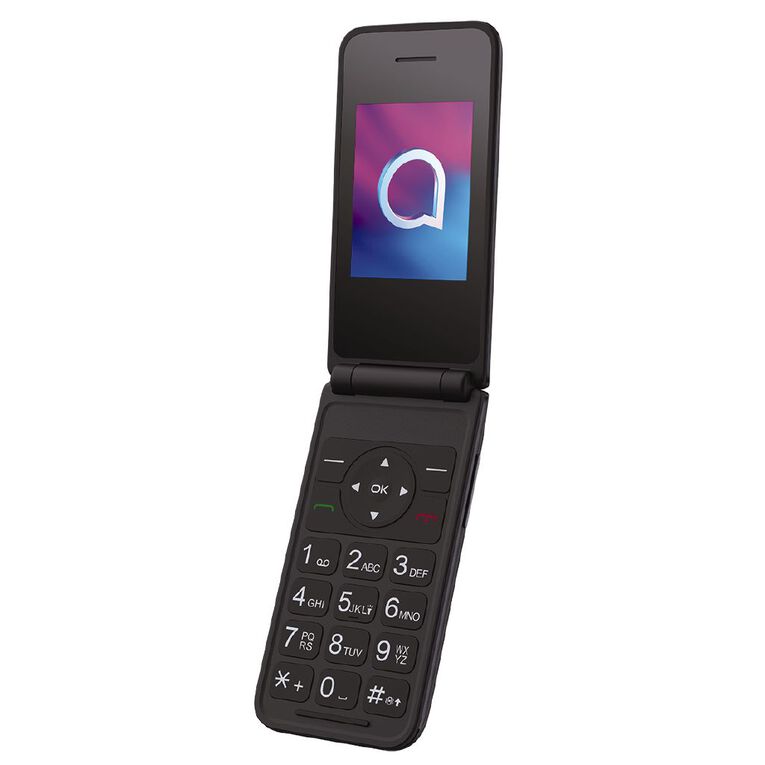 One NZ Alcatel 30.82  Flip 4G Locked Bundle - Grey, , hi-res