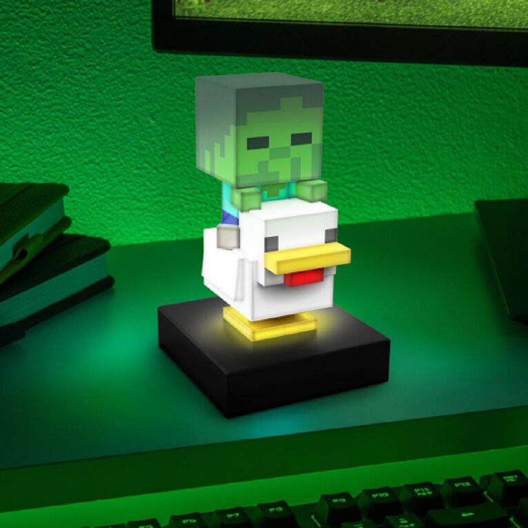 Paladone Minecraft Chicken Jockey Icon Light, , hi-res