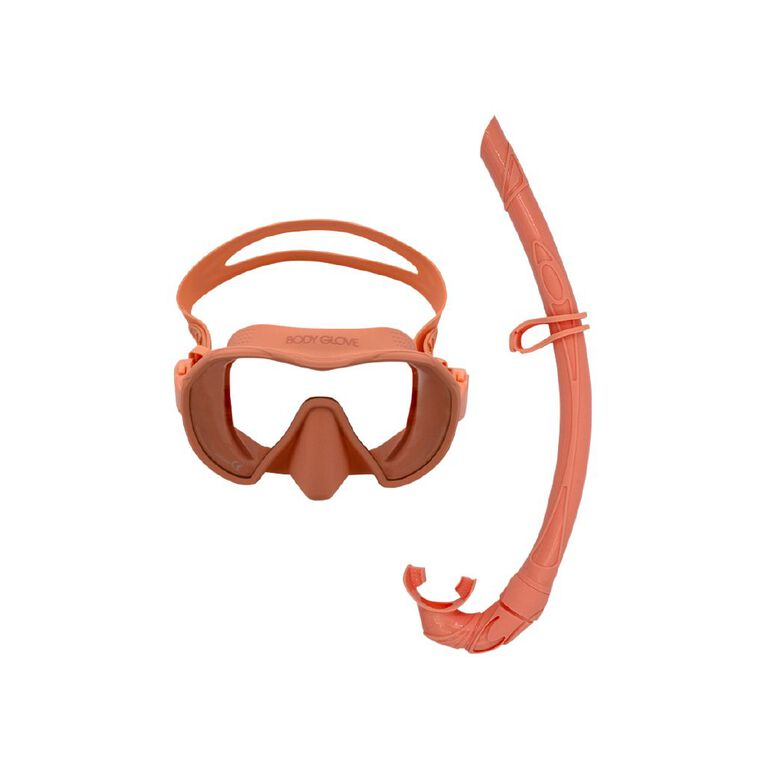 Body Glove Adults Travel Snorkel Set Peach, , hi-res