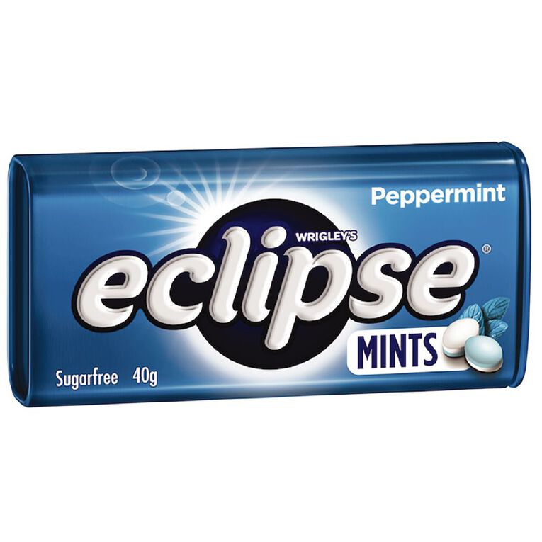 Eclipse Peppermint Mints Sugar Free Large Tin 40g
