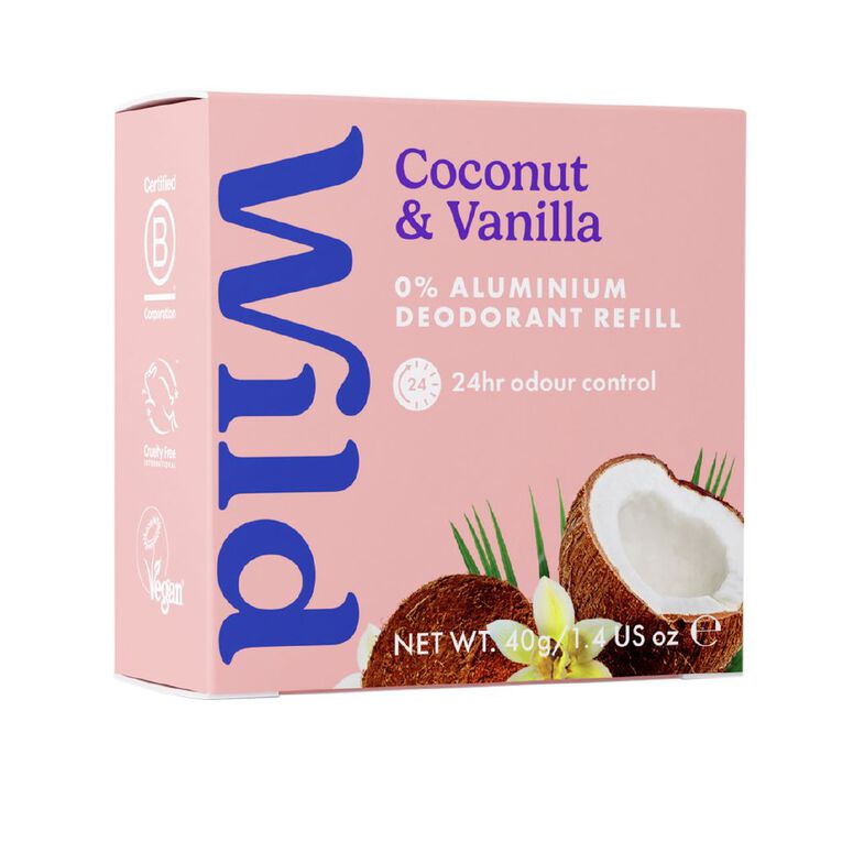 Wild Deo Stick Coconut Vanila Refill 40g, , hi-res