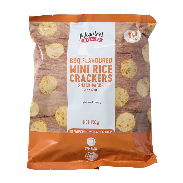 Market Kitchen Rice Crackers BBQ