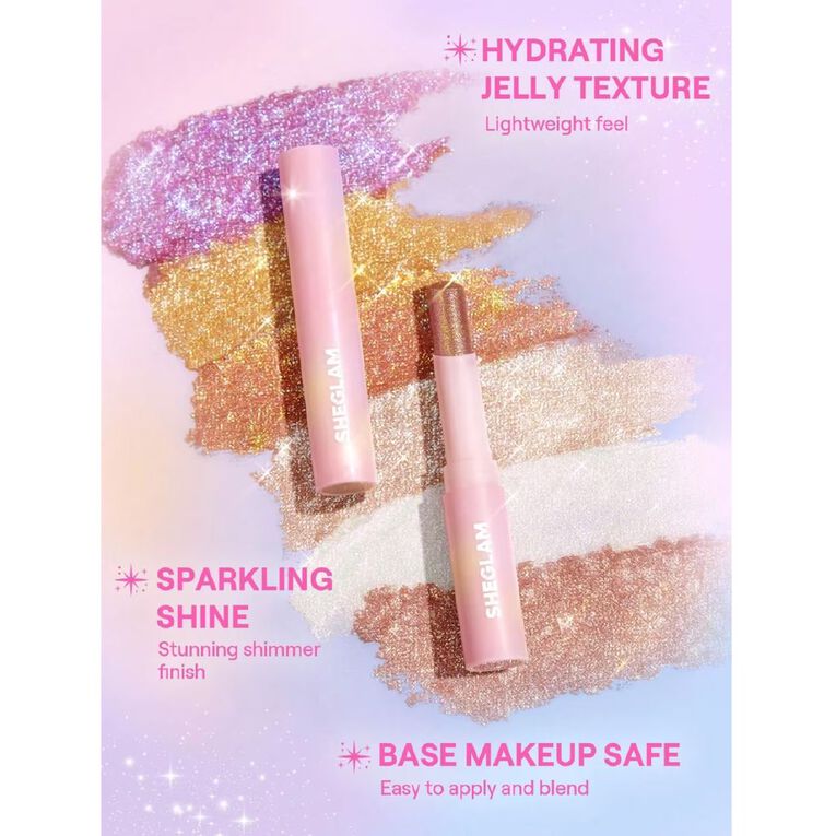 Sheglam Crystal Jelly Glaze Stick Golden Girl 3g, , hi-res