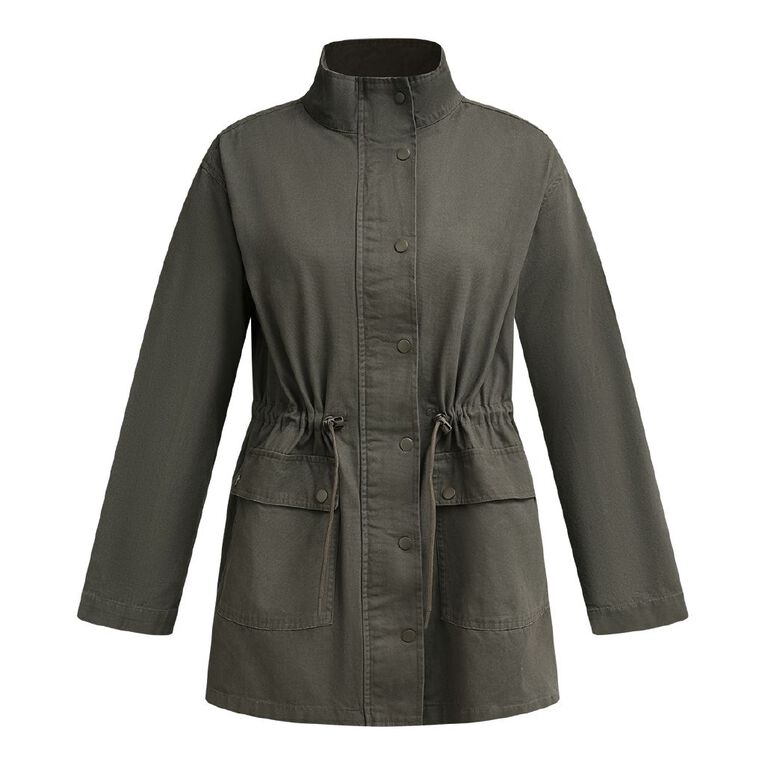 H&H Women's Utility Parka, Green Dark, hi-res