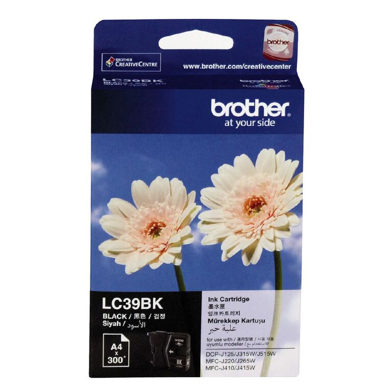 Brother Ink LC39 Black 300 Pages, , hi-res