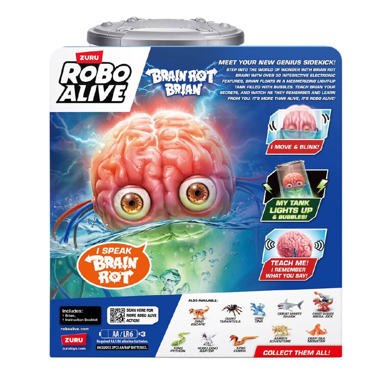 Zuru Robo Alive Brian the Brain Series 1, , hi-res