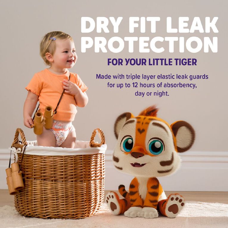 Hey Tiger Nappies Size 1 54 Piece, , hi-res