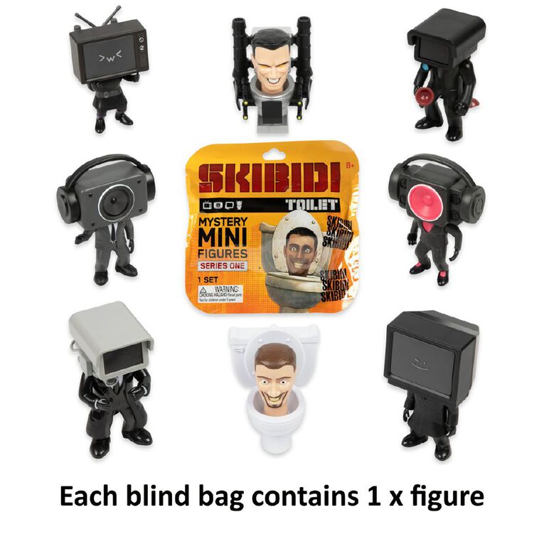 Skibidi Toilet Mini Mystery Figures Series 1, , hi-res