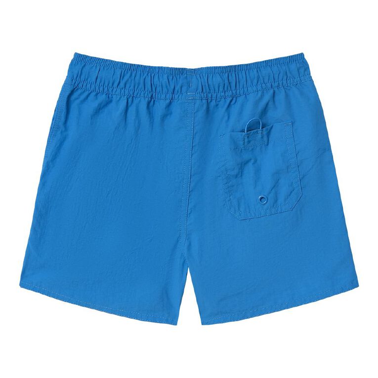 Young Original Nylon Swim Shorts, Blue Mid, hi-res