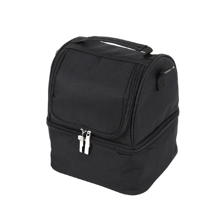 Living & Co Double Decker Lunch Bag Basic Black, , hi-res