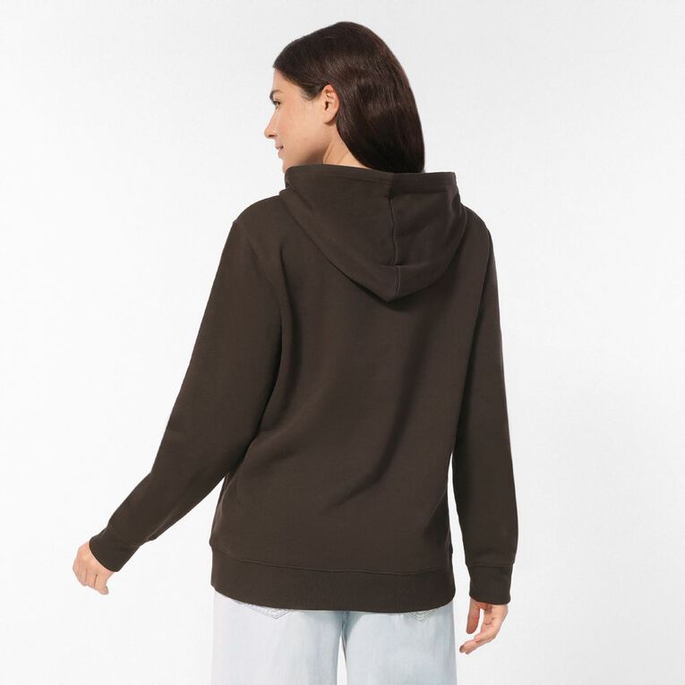 H&H Women's Essential Pullover Hoodie, Brown Dark, hi-res