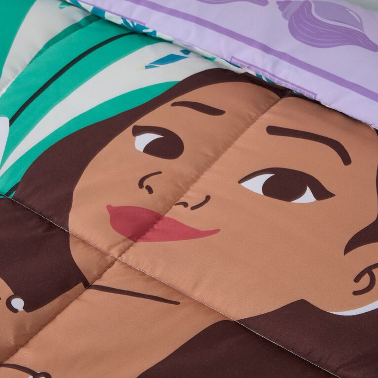 Moana Comforter Set 2-Piece Multi-Coloured King Single, , hi-res