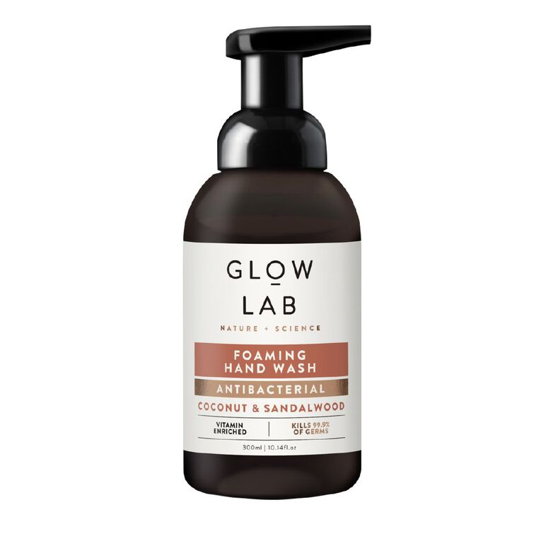 Glow Lab Foaming Hand Wash Coconut And Sandalwood 300ml, , hi-res
