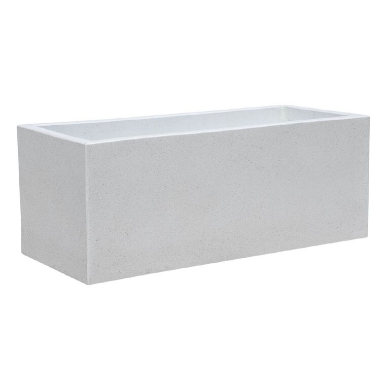 Kiwi Garden Terrazzo Trough White, , hi-res