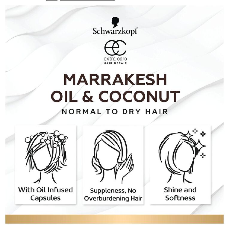 Schwarzkopf Extra Care Marrakesh & Coconut Replenishing Oil Serum 100ml, , hi-res