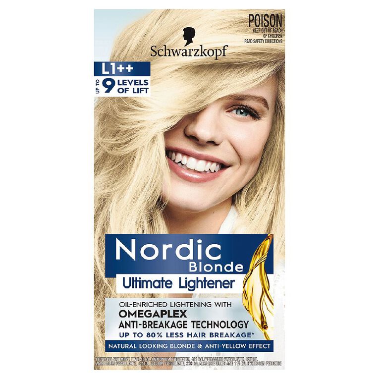 schwarzkopf nordic blonde l1 ultimate lightener the warehouse