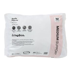 Living & Co Body Pillow White 50cm